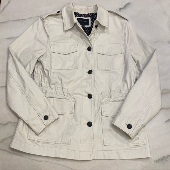 Banana Republic Utility Jacket Size Small Beige Button Up NWT - Picture 11 of 11